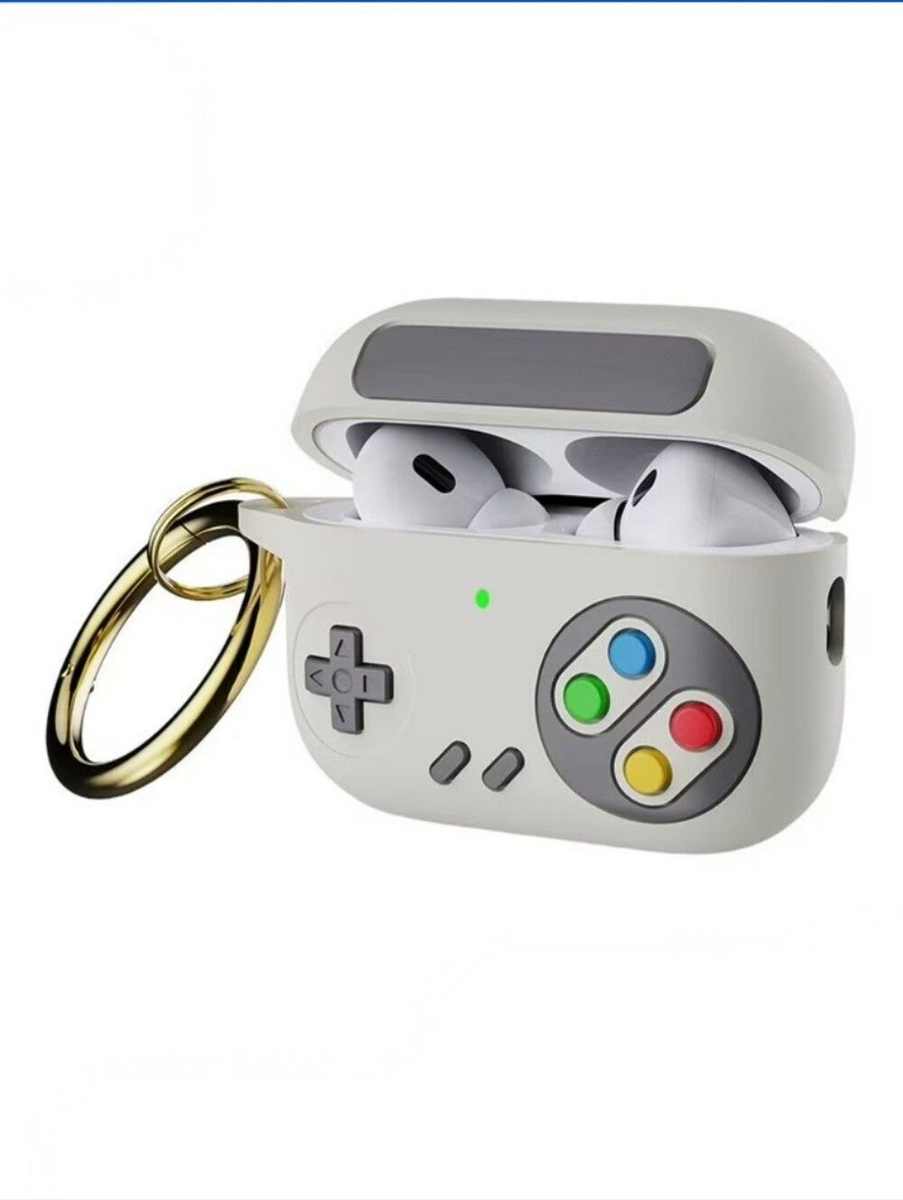 Retro Game Controller Airpod Case With Keychain